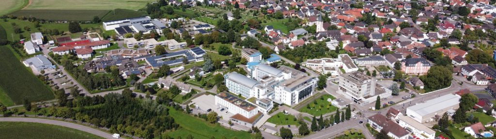 Luftbild der Diakonie Kork